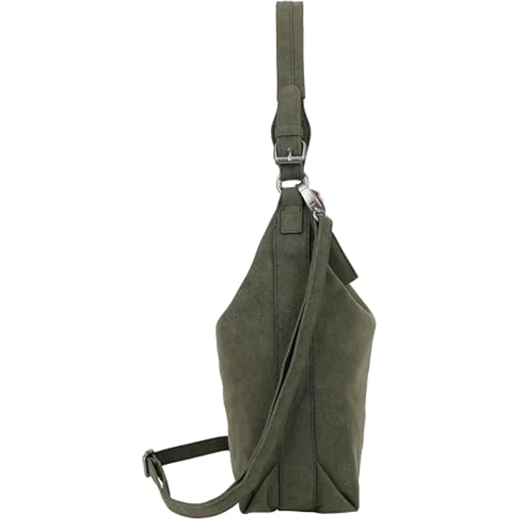 Fritzi aus Preußen Bitzi01 Suede Jacky Schultertasche, 34 cm, in hochwertigem Wildleder – Bild 5