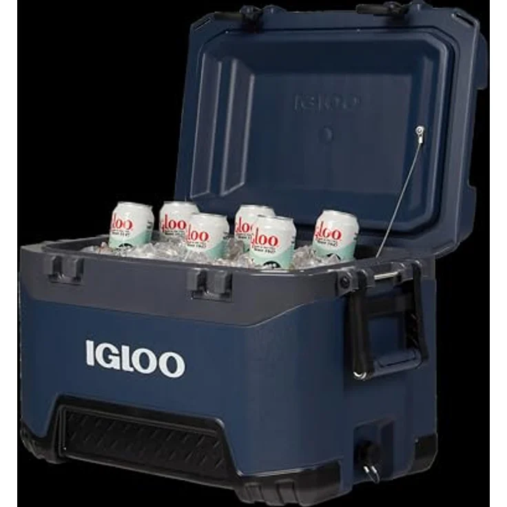 Igloo Bmx 52 passive Kühlbox, 49 Liter, 66 x 41 x 40 cm, grau, blau – Bild 7