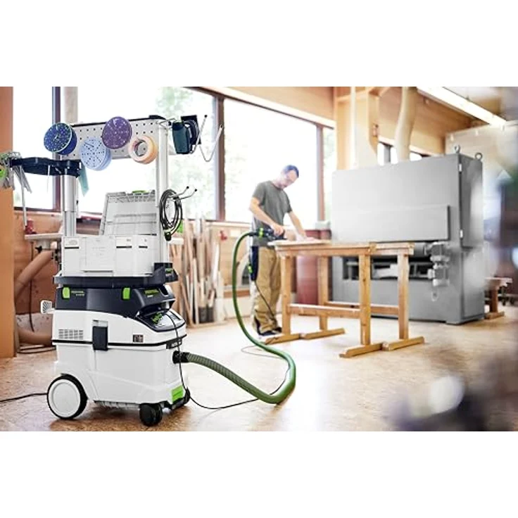 Festool Absaugmobil CLEANTEC CTL 36 Ei AC, Bodenstaubsauger mit automatischer Abreinigung und Bluetooth, blau – Bild 3