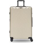REDOLZ Ultraleicht Hartschalen Check-in Koffer Essentials 18 | Großer XL Trolley 50 x 32 x 76 cm | Dehnfalte 3 cm erweiterbar 4,3 kg | 4 Rollen & TSA-Schloss - Preisvergleich