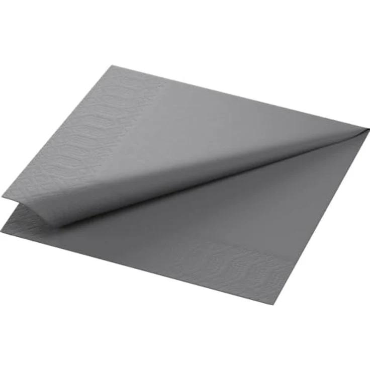 Duni Zelltuchservietten 33 x 33 cm, 3-lagig, 1/4 Falz, 250 Stück, champagne – Bild 1