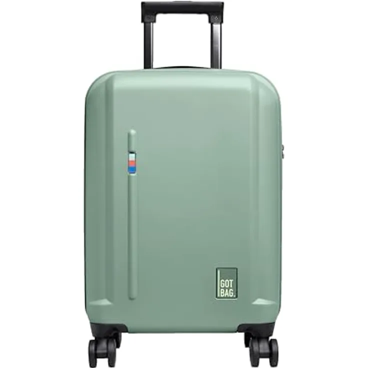 GOT BAG Koffer RE:Shell Cabin aus recyceltem Polycarbonat | Handgepäck Koffer mit gepolsterter 17" Laptoptasche praktischer Innenaufteilung | 36 Liter Füllvolumen Koffer Hartschale (Reef)