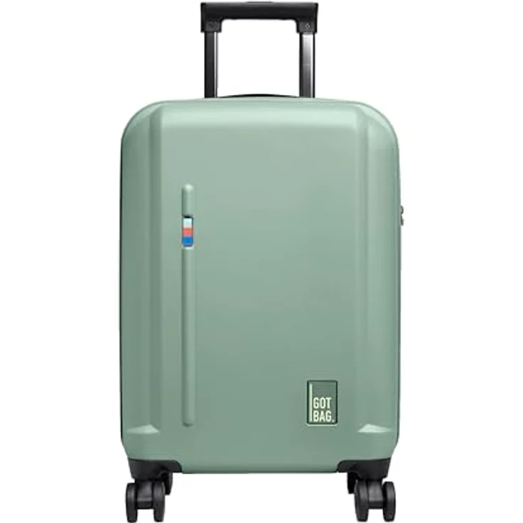 GOT BAG Koffer RE:Shell Cabin aus recyceltem Polycarbonat | Handgepäck Koffer mit gepolsterter 17" Laptoptasche praktischer Innenaufteilung | 36 Liter Füllvolumen Koffer Hartschale (Reef) – Bild 1