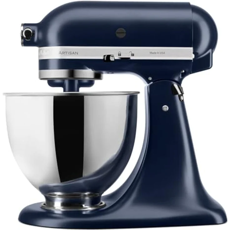 KitchenAid 5KSM125EIB, Küchenmaschine mit 300 Watt Leistung und 4,8 Litern Schüsselvolumen, Blau – Bild 6