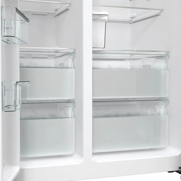 Gorenje NRR9185ESBXL, Side-by-Side Kühlschrank mit NoFrostPlus, LED Innenbeleuchtung und ConvertActive-Funktion, Edelstahl-Finish – Bild 9