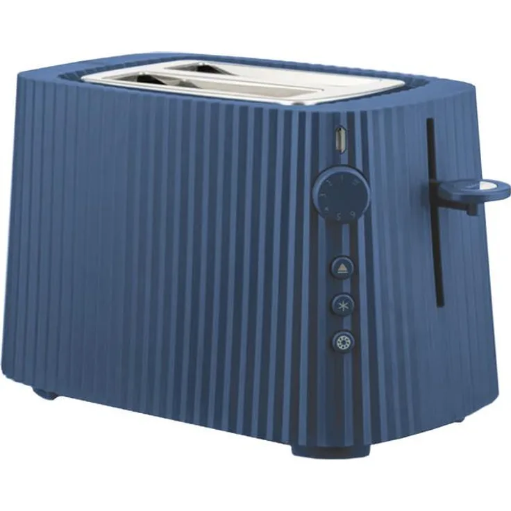 Alessi Plisse, Toaster Daz mit plissierter Oberfläche, 6 Röststufen, elegant designet