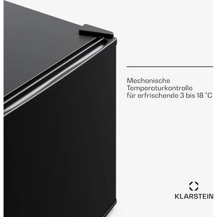 Klarstein Matterhorn 44 Minikühlschrank, 44 Liter, 35 dB, thermoelektrische Kühlung, abschließbar – Bild 3