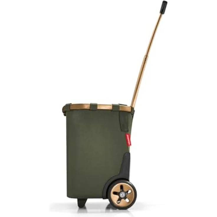 reisenthel carrycruiser Forest Gold – Tragbarer Einkaufstrolley mit Aluminiumrahmen, Schultergurt, 40 l Volumen und wasserabweisendem Material – Bild 5