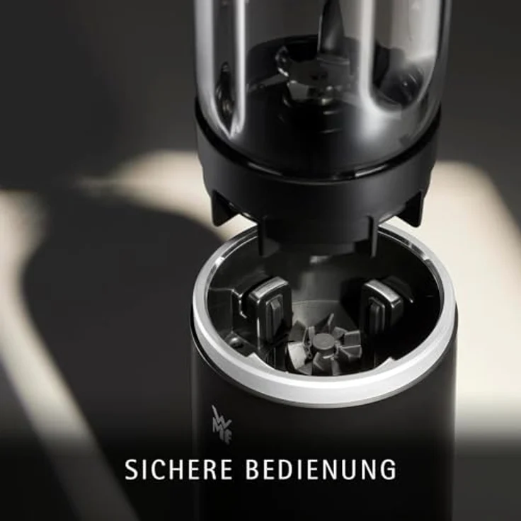 WMF Mix & Go Touch, Tragbarer Smoothie Maker mit 500W, To-Go Flasche aus recycelten Materialien – Bild 6