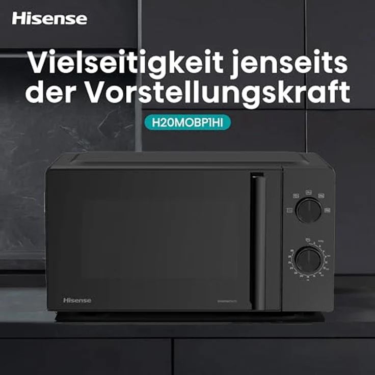 Hisense Mikrowelle H20MOBP1HI, 20 l, Inverter Technologie, Schwarz – Bild 17
