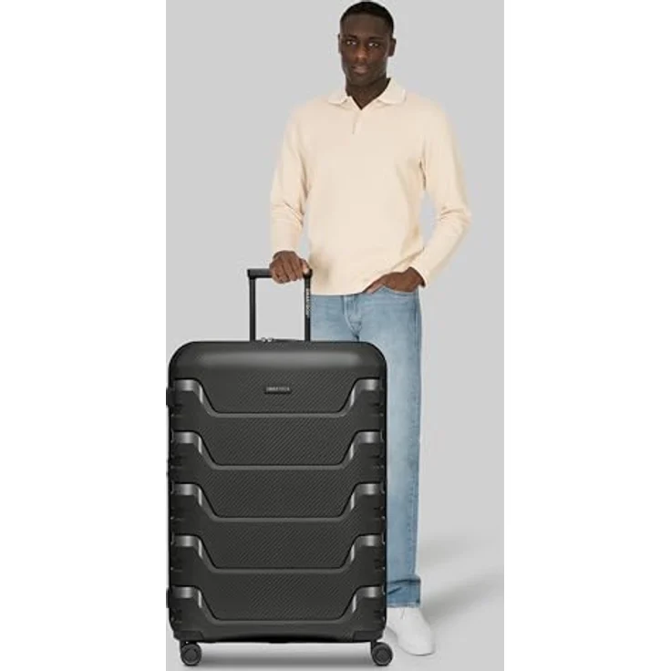Smartbox Hartschalen-Trolley Edition 01, 4 Rollen, Polypropylen, Schwarz – Bild 6