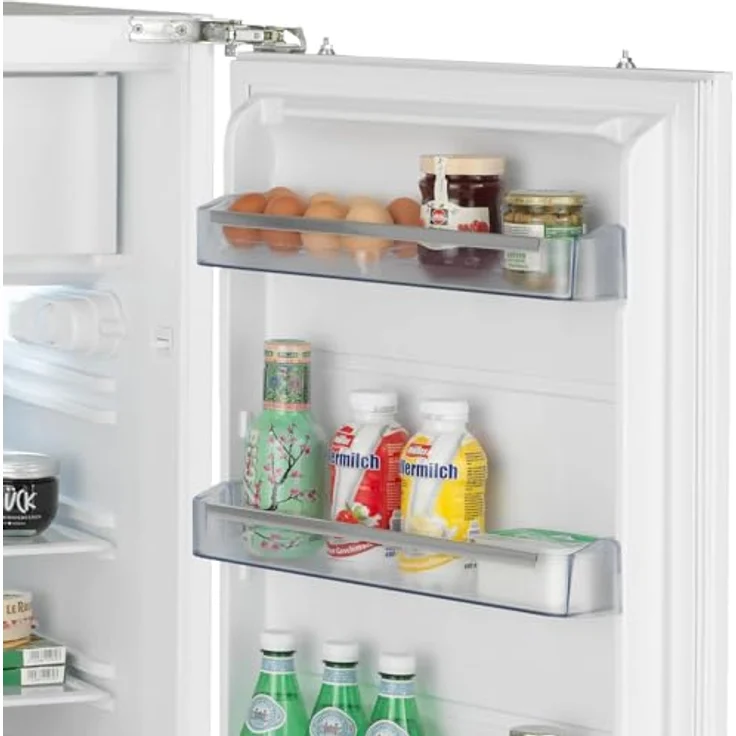Oranier Einbau Kühlschrank 123 cm - halbhoher Einbaukühlschrank mit Gefrierfach - 178 Liter Volumen beFresh Fach - Festtür Anschlag wechselbar EKS423 – Bild 3