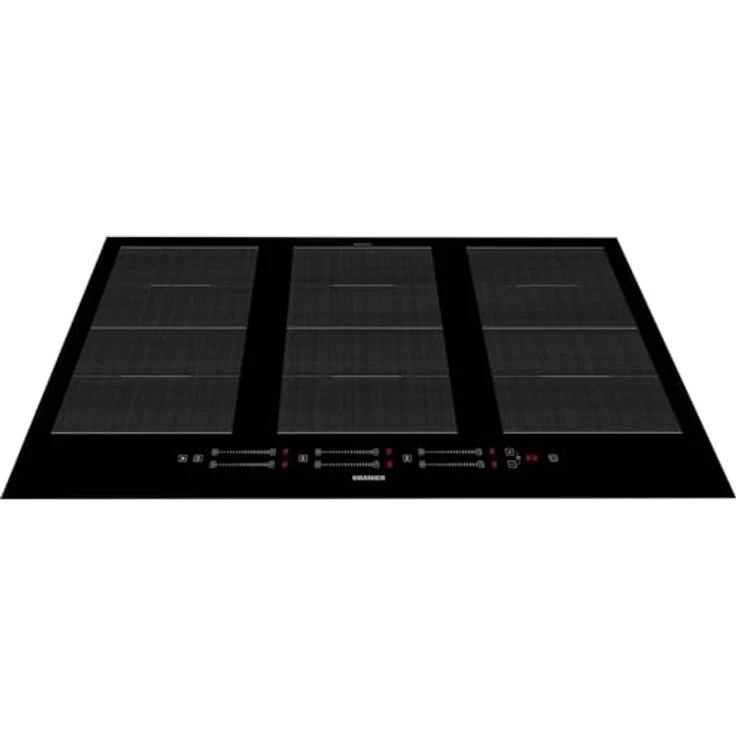 Oranier FLI690, Induktionskochfeld 90 cm autark mit 6 Kochzonen, Brückenschaltung, Multi-Slider Bedienung, 9 Leistungsstufen, Booster und Timer – Bild 3