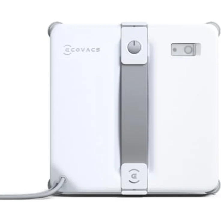 ECOVACS WINBOT Mini 2, Fensterputzroboter mit Appsteuerung, 50ml Wassertank, 230ml Reinigungslösung, Bürsten an allen Ecken, 3,5m Kabel – Bild 1