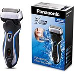 Panasonic Nass/Trocken-Rasierer ES-RT33-S503 mit 3 Scherelementen, 10.000 Schwingungen/Min., silber/schwarz