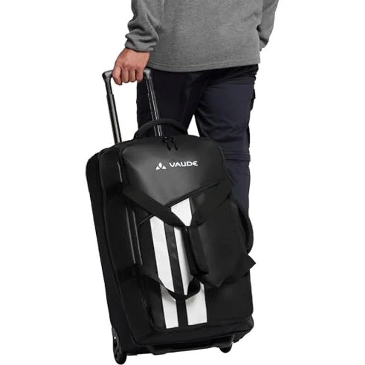 Vaude New Islands Rotuma 2-Rollen Trolley, 61 cm, schwarz, 100% Plane, kompakt und leicht transportabel – Bild 8