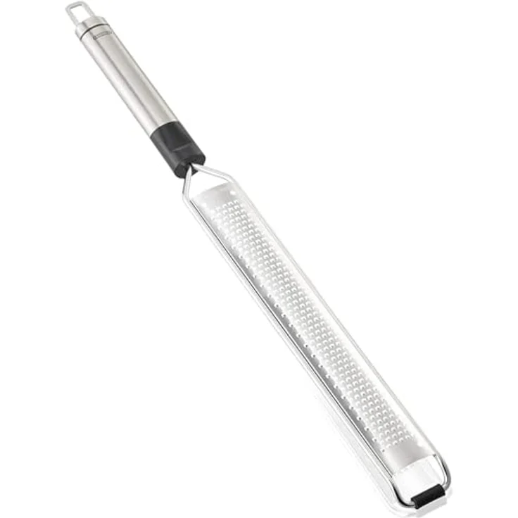 Leifheit Microcut Reibe fein, Microcut steht für extra scharfe und langlebige Klingen, rostfreier Edelstahl, spülmaschinengeeignet, Zester Reibe in edlem Design ideal zum Servieren, Raspel, Hobel – Bild 2