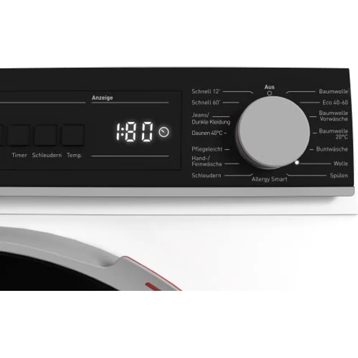 Sharp ES-NFB814CWA-DE, Frontlader-Waschmaschine, A, Fassungsvermögen 8 kg, Standgerät, Breite 60 cm – Bild 8
