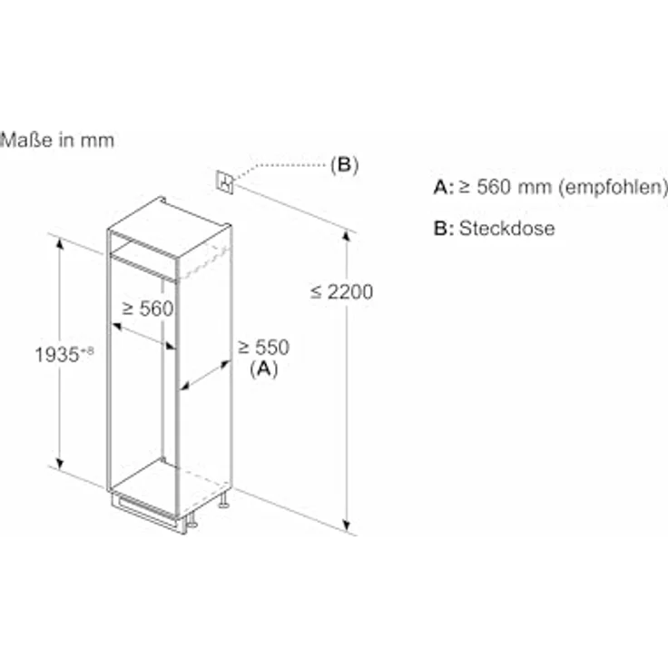 Neff KI7961SE0 - Energieeffizienzklasse E | 215 Liter Kühlbereich, 231 kWh/Jahr, NoFrost, 193,5 cm Höhe, Klimaklasse SN – Bild 13
