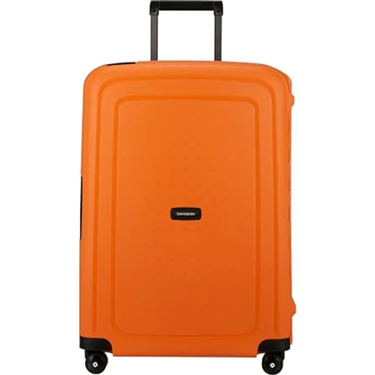 Samsonite S'Cure Hartschalenkoffer 69 cm - Mittelgroßer Trolley mit 4 Rollen, TSA-Schloss, 79 L, leicht, Orange (Apricot) – Bild 2