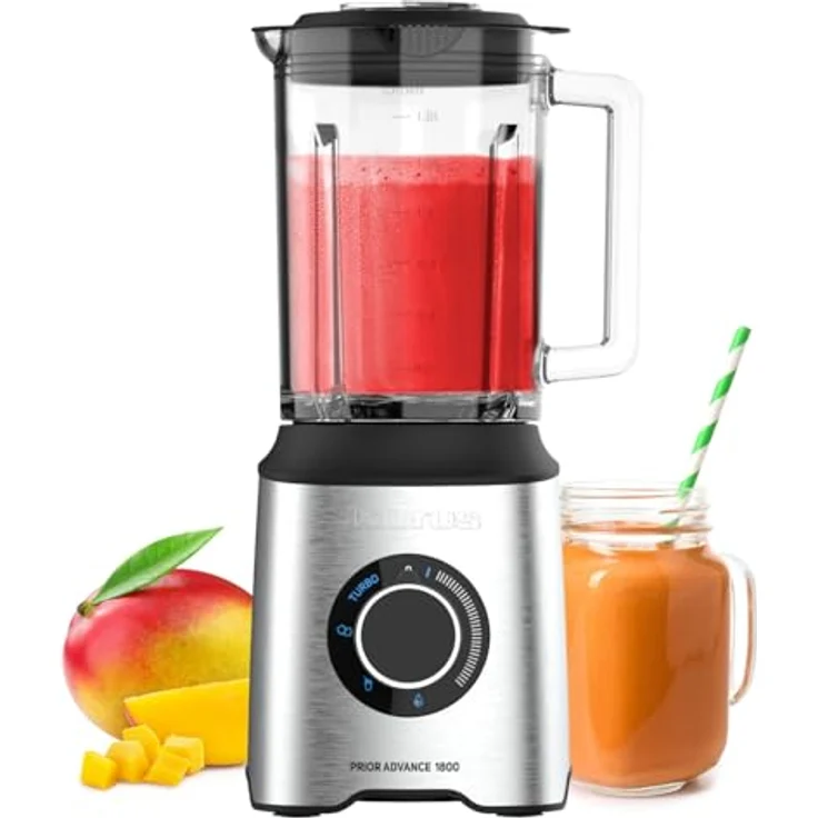 Taurus Standmixer PRIOR ADVANCE 1800 W 2 L, leistungsstarker Standmixer in schwarz – Bild 1