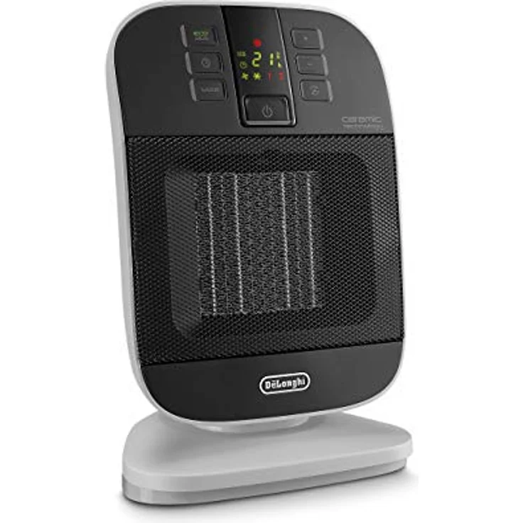De Longhi hfx60 V20 Heizlüfter Ceramico senkrecht, weiß-schwarz, Heizlüfter – Bild 6