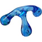 Manuelles 3-Punkt-Massagegerät, für Rücken, Hals, Schultern und Füße, handliche ergonomische Form