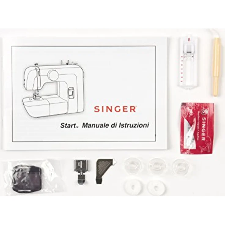 Singer Start 1306 Naehmaschinen Nähmaschine, weiß – Bild 4