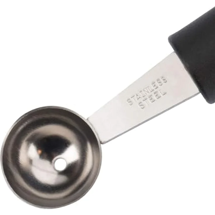 Westmark Aushöhl-Löffel, Obst- und Gemüse-Kugelformer, Ø 26 mm, Rostfreier Edelstahl-Kunststoff, Länge: 17,3 cm, Gallant, Schwarz-Rot-Silber, 29222270 – Bild 9