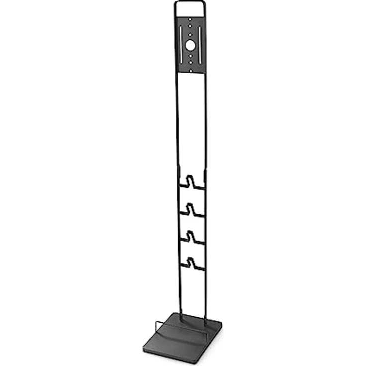 PureMounts Staubsauger-Bodenständer, Standfuß, Organizer für Dyson V6 Pro, V7, V8, Cyclone Absolute, V10 Total Clean, Torque Drive und V11 Animal, V12 Slim Absolute, V15 Detect Absolute, schwarz – Bild 1