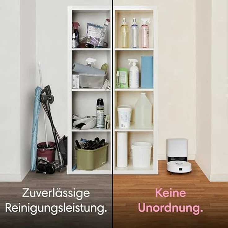 iRobot Roomba® Mini Saug- & Wischroboter, 7000 Pa Saugkraft, AutoEmpty™ Dock, Weiß – Bild 5