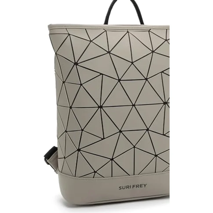 SURI FREY Freizeitrucksack Jessy-Lu, stylisches Design mit geometrischem Muster, Laptopfach und bequemer Rückenpolsterung – Bild 8