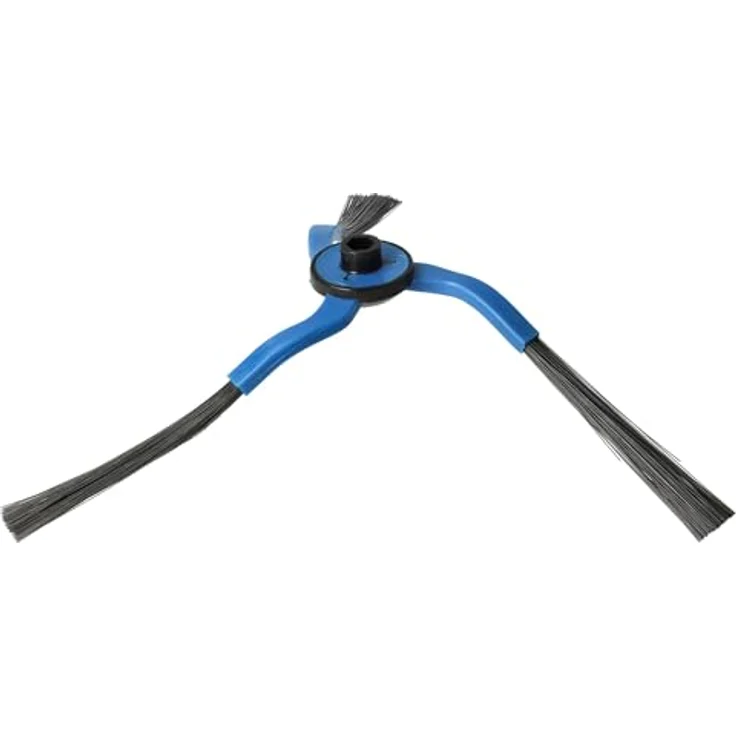 vhbw Seitenbürste für Samsung Navibot VCR8894, VCR8896, VCR8895 Haushalt, 4er Pack, 3 Arme, schwarz / blau – Bild 8