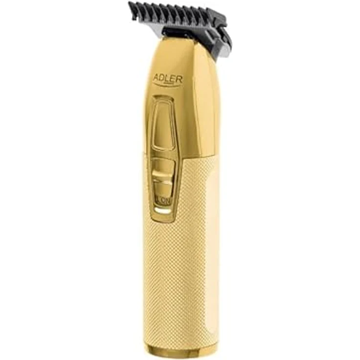 Adler AD 2836g Metallic-Trimmer, 100W, Haarscherer, Gold, mit grauer Titankeramikklinge – Bild 3