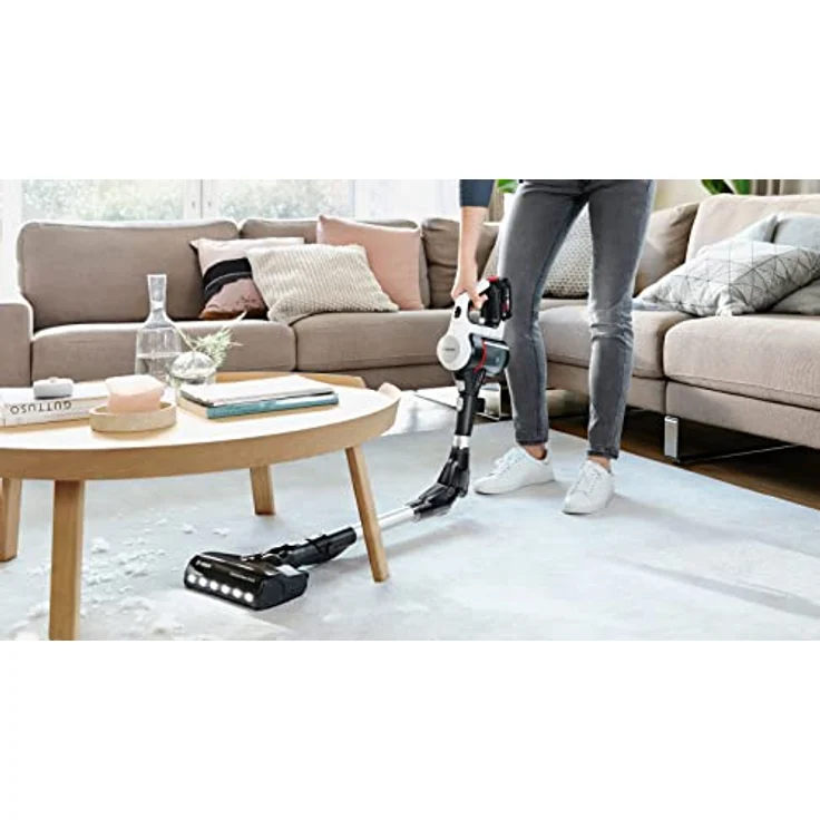 Bosch BBS711W Handstaubsauger Unlimited 7, 40 min Akkubetrieb, grau/schwarz – Bild 2