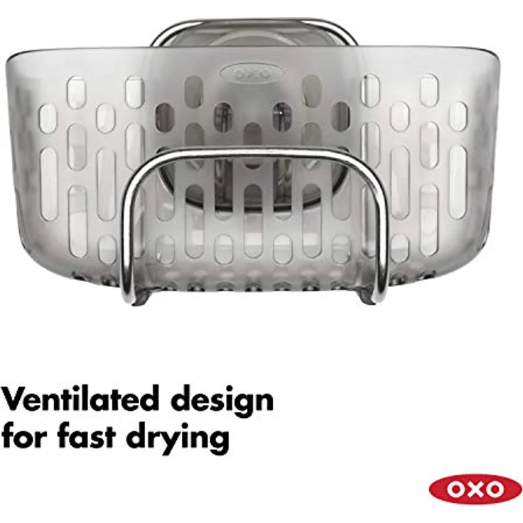 OXO Good Grips Utensilienhalter für die Spüle mit StrongHold -Saugnapfhalterung – Bild 5