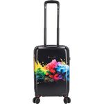 Kenorada Reisetrolley Plumeria 4W | Hartschalen Koffer aus Stabiler ABS-Schale | TSA-Zahlenschloss | Vier 360°-Rollen | Trolley mit praktischer Aufteilung (S - Handgepäck 55cm, Multi)