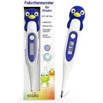 scala Digitales Fieberthermometer SC 44 flex Speed 10 sec. Pinguin weiß