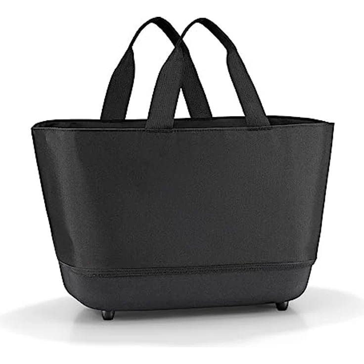 Reisenthel Einkaufstasche shoppingbasket Shopper, zusammenlegbar, robust, mit Reißverschlussfach, Schwarz – Bild 2