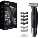 Elektrischer Kopfrasierer für Herren, 8D verbessertes 6-in-1 Glatzenrasierer, wasserdicht, Nass-/Trockenrasierer, Bartpflegeset, kabellos, wiederaufladbar