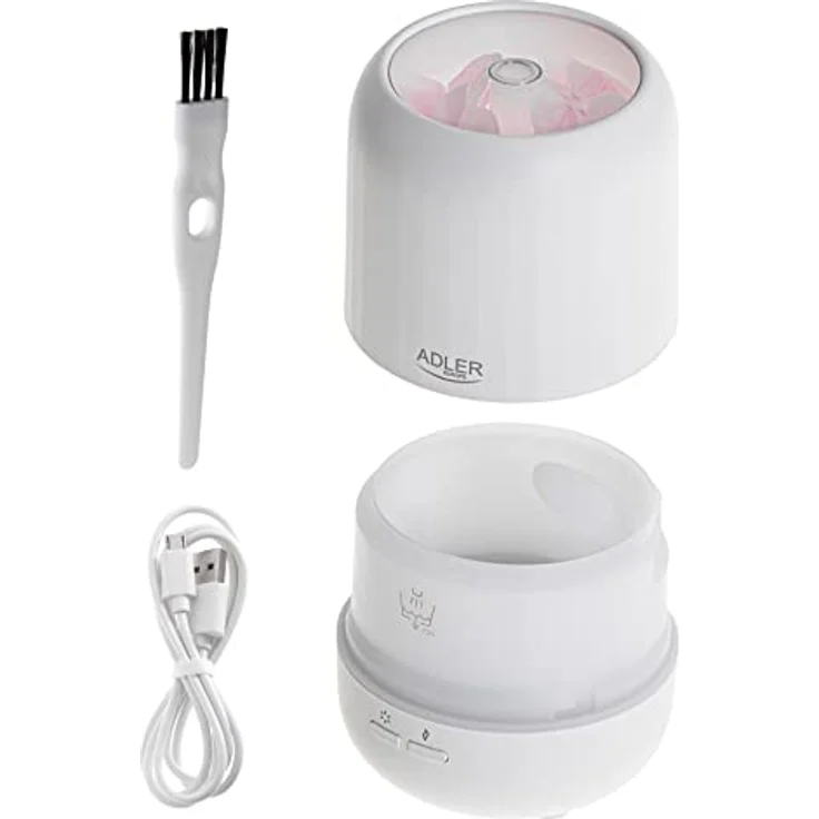 ADLER EUROPE AD7968 Ultraschall Duftöl Diffusor, 100ml, Luftbefeuchter, Stimmungslicht in 7 Farben – Bild 4