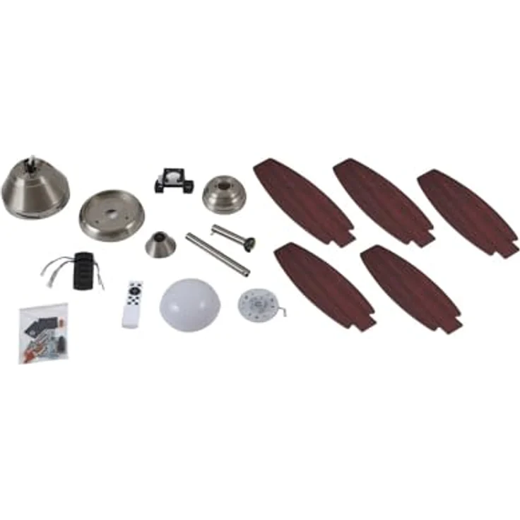 Lindby LED-Deckenventilator Klasika, DC-Motor, leise, 106 cm, Lichtfarbwechsel, weiße Gehäuse – Bild 9