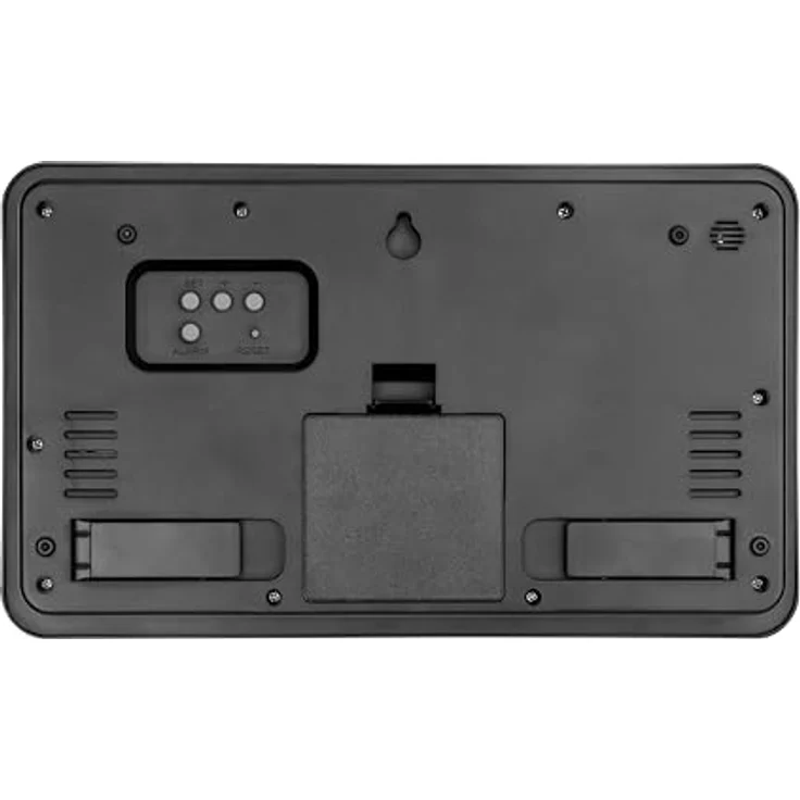 TFA, Wanduhr, 60.3552.01 analoge Funkuhr mit Kalender Wecker Seniorenuhr Wochentag Deutsch – Bild 3