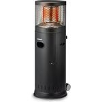 Enders® Terrassenheizer Gas Polo Black 2.0, Gas-Heizstrahler mit stufenloser Regulierung und ENDUR Reflektionssystem