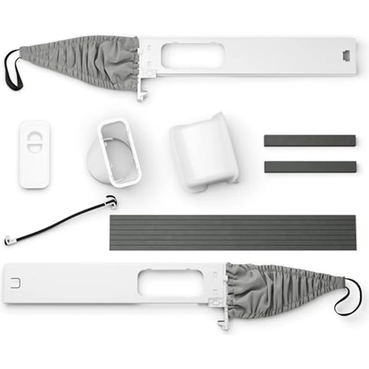 AEG AWKIT5 Premium Window Kit/effiziente Kühlung/energiesparend/passend für alle portablen Klimageräte mit 15 cm Schlauchdurchmesser/grau-weiß – Bild 6