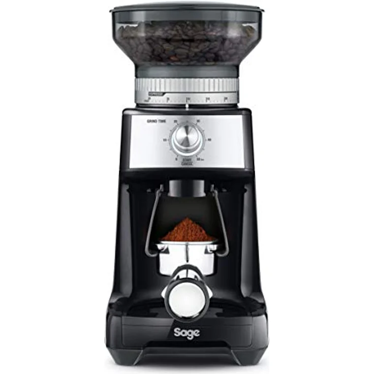Sage Appliances the Dose Control Pro Kaffeemühle, SCG600BTR, Schwarz Matt – Bild 1