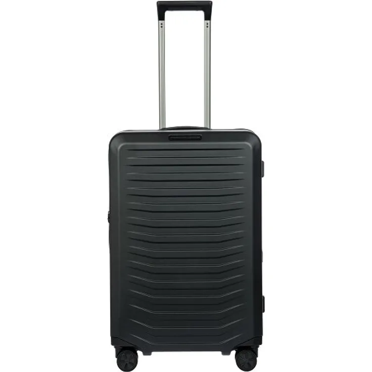 Porsche Design Roadster 4 Rollen Trolley M, 69 cm, erweiterbar, 100% Polycarbonat, matt schwarz