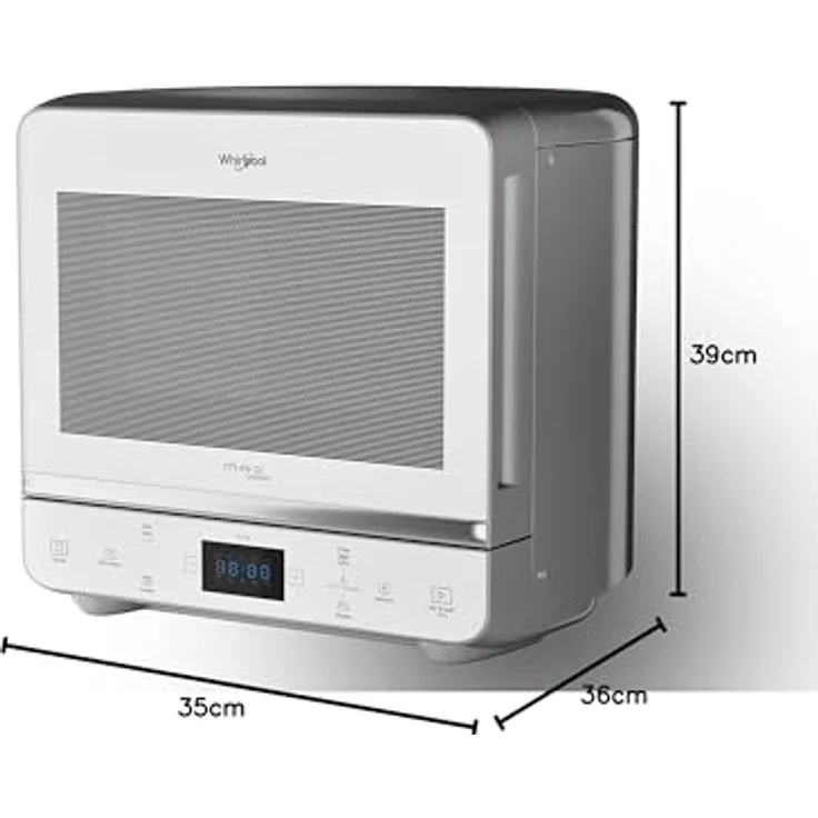 Whirlpool MAX 49 WSL, Kombi-Mikrowelle mit 13 l Innenkapazität und 700 W Leistung, Silber – Bild 5