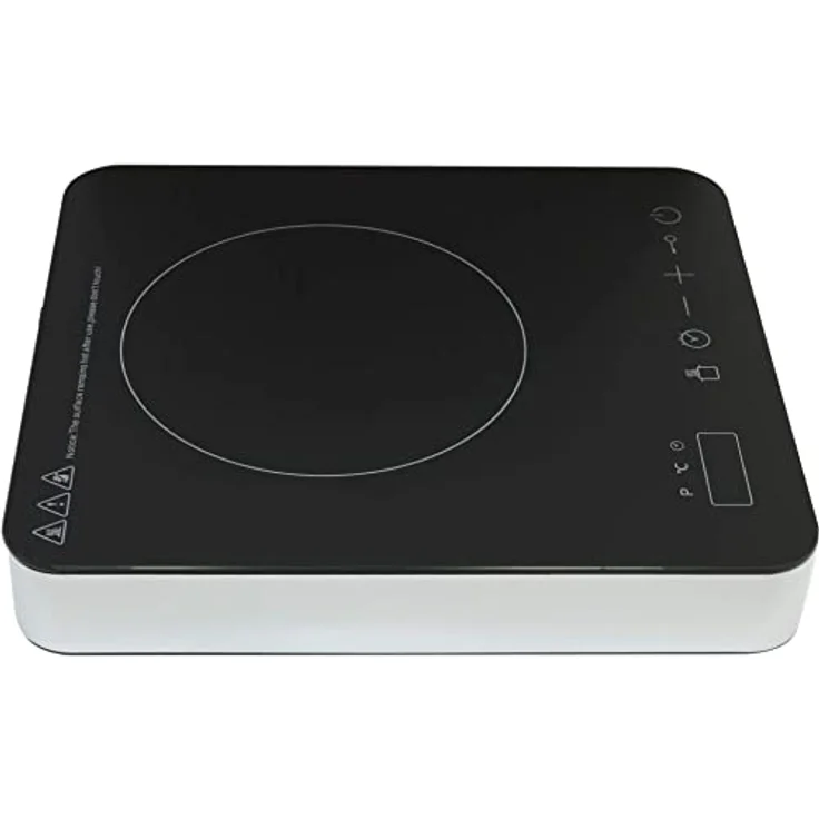 DESKI 613-401569 Induktionskochfeld 22 x 22 cm, Sensorsteuerung, 60-240°C, 4 Digitalanzeigen, 2000 Watt – Bild 4