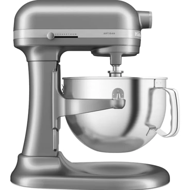 KitchenAid Küchenmaschine 5,6 L Edelstahl, 11 Geschwindigkeitsstufen, Soft-Start-Funktion, Spritzschutz – Bild 2